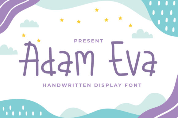 Adam Eva: A Quirky Display Font for Creative Craft Projects