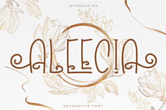 Aleecia: A Trendy Display Font for Creative Makers