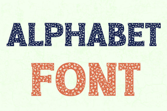 Alphabet Font for Handmade Creations and Commercial Designs