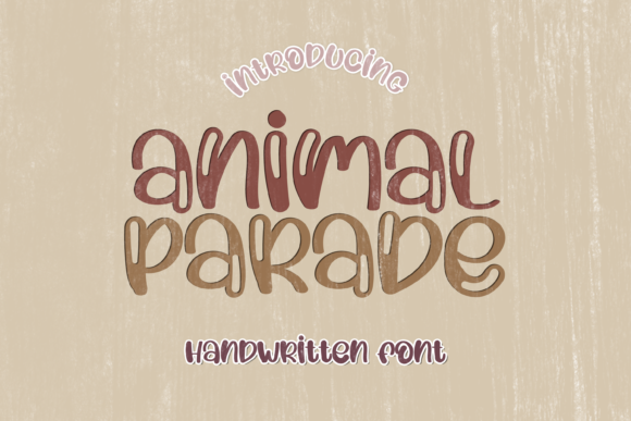 Animal Parade Font for Eye-Catching Editorial Design