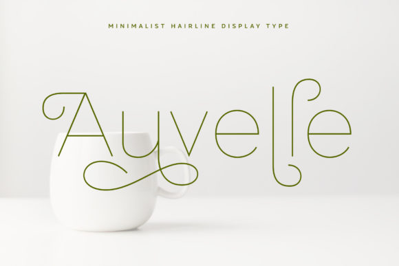 Auvelle Display Font for Modern Branding and Digital Campaigns