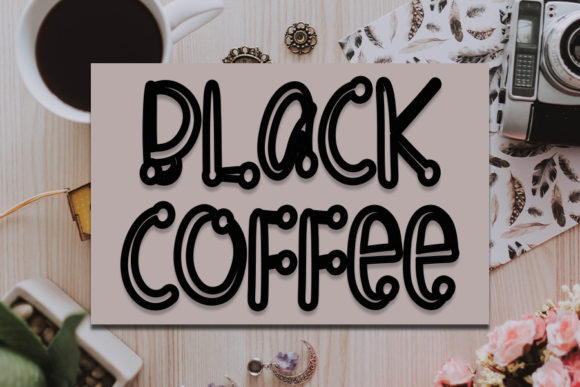 Black Coffee Font for Professional Branding and Design