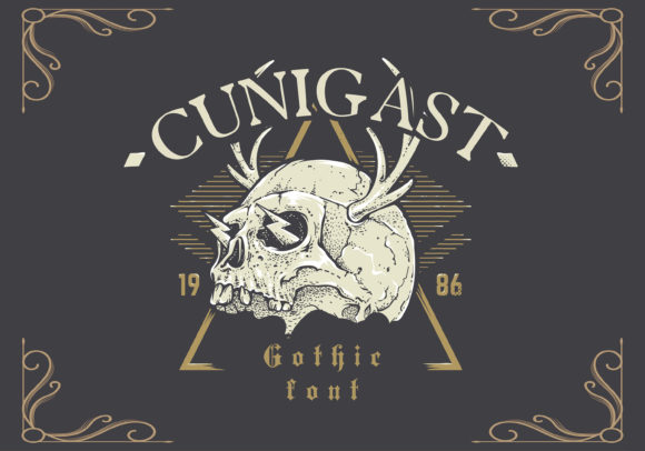 Cunigast: The Bold Vintage Display Font for Standout Campaigns
