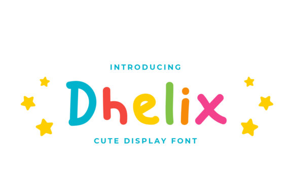 Dhelix: A Playful Display Font for Creative Branding