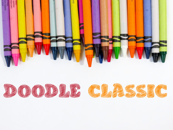 Doodle Classic: A Bold Display Font for Creative Makers