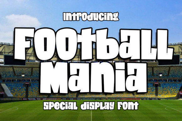 Football Mania: A Bold Font to Elevate Your Brand's Visuals
