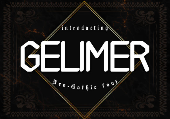 Gelimer: The Bold Neo Gothic Display Font for Creative Makers
