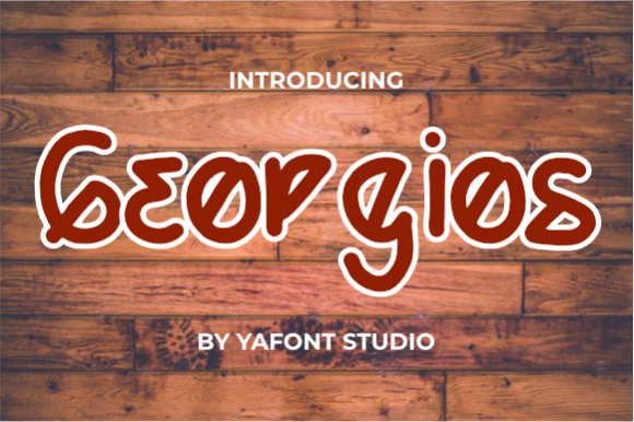 Georgios Font for Professional Branding and Creative Projects