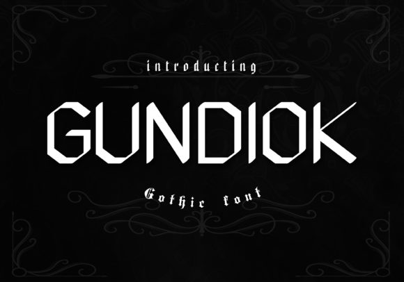 Gundiok: The Premium Neo Gothic Display Font for Handmade Brands