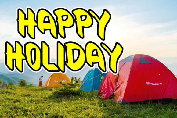 Happy Holiday Font for Creative and Commercial Projects