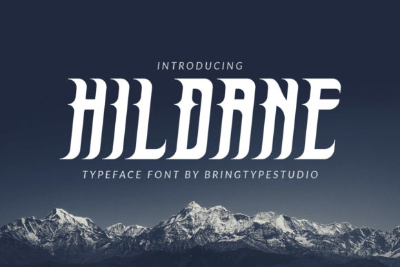 Hildane: A Bold Display Font for Editorial Elegance