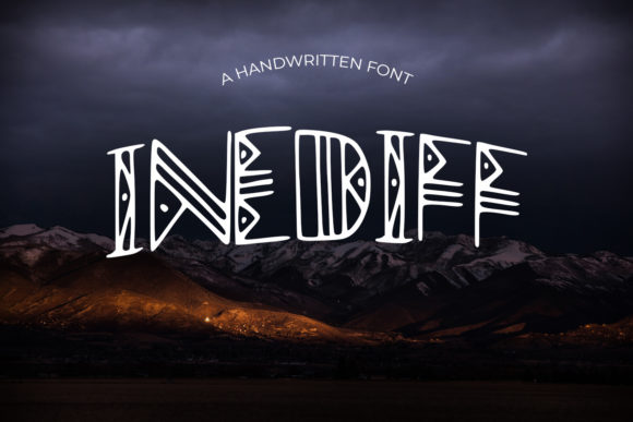 Inediff: The Unique Display Font for Memorable Brand Visuals