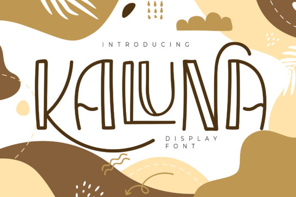 Kaluna Font for Trendy Branding and Display Design