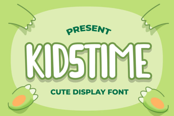 Kidstime: A Display Font for Creative and Calm Editorial Projects