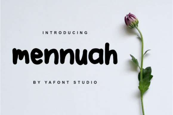 Mennuah Font for Sharp, Clear Campaign Design