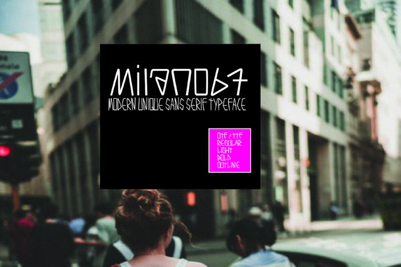 Milano67: A Retro Display Font for Polished Branding