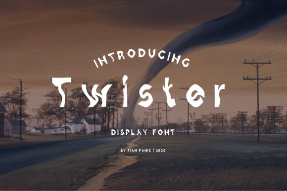 Panic Twister Font for Playful Web Design