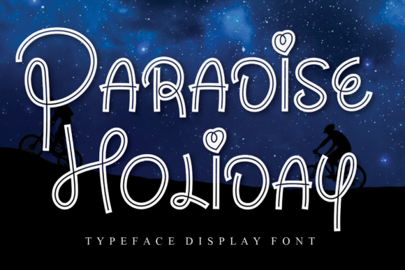 Paradise Holiday Font for Trendy Branding and Creative Projects