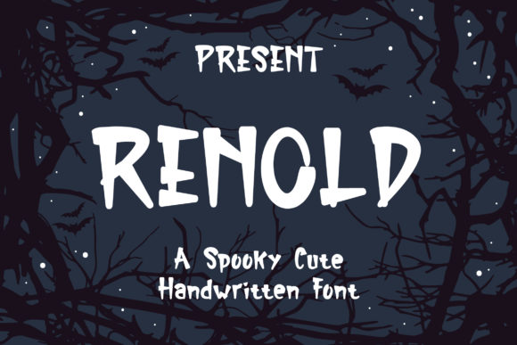 Renold Font for Bold Branding and Halloween Designs