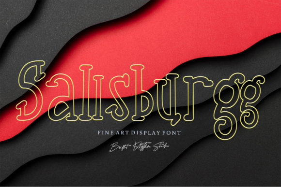 Sallsburgg: The Display Font That Elevates Your Campaigns