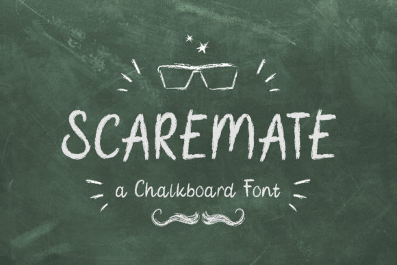 Scaremate Font: A Stylish Display Font for Designers