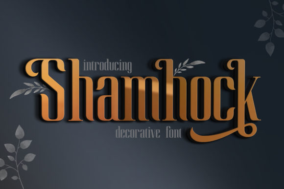 Shamhock Font: A Bold Display Type for Professional Design
