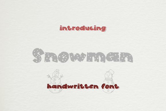 Snowman Font for Standout Campaign Designs