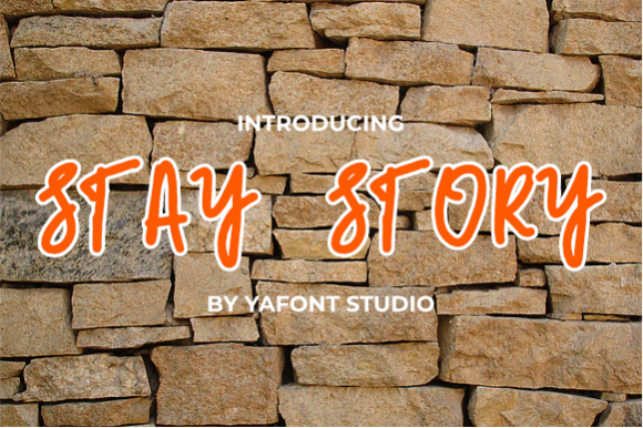 Stay Story: The Playful Display Typeface for Modern Editorial Design