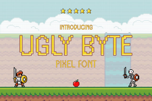 Ugly Byte: A Pixel Display Font for Creative Projects