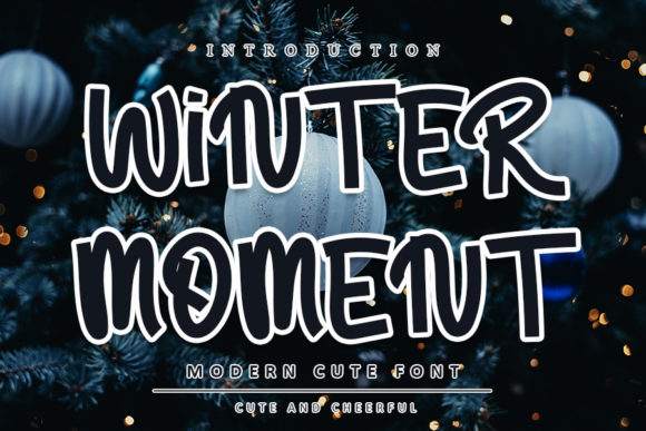 Winter Moment Font for Editorial Design and Creative Projects
