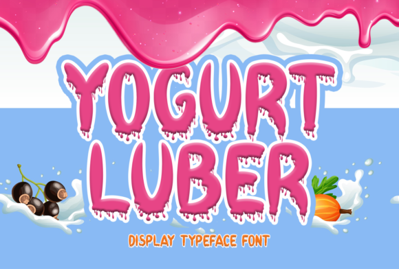 Yogurt Luber: A Playful Display Typeface for Creative Branding
